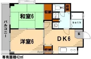 ステラ平安【301号室】の間取り