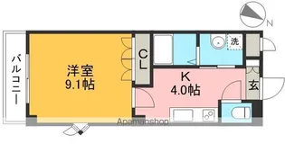 ピュアフェリシス【1階】の間取り