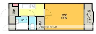 パティオス清水【3階】の間取り