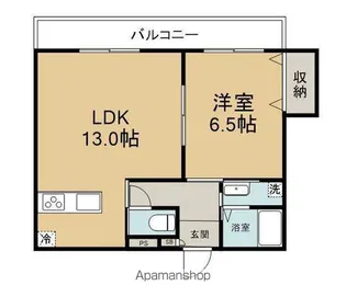 セリオメゾン顕徳【2階】の間取り