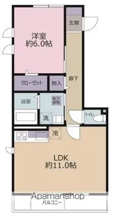 ドルフ安藤橋Ⅴ【3階】の間取り