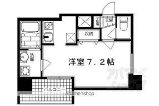 アクアプレイス京都二条城【704号室】の間取り