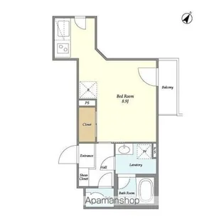 BLANC MARIE【2階】の間取り