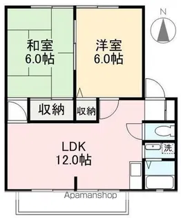 ルデ・パープレアAKANE C棟【C102号室】の間取り