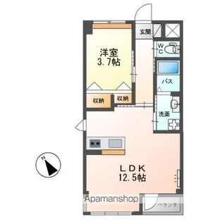 ルミナスステージ(LUMINOUS STAGE)【3階】の間取り