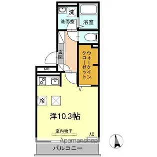 ウエスト ヴィレッジⅡ A棟【2階】の間取り
