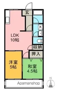 エル浅井【202号室】の間取り