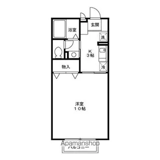 白根プレジオ AB【2階】の間取り