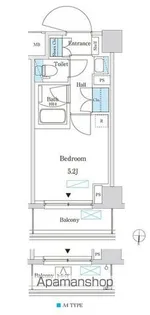 パークアクシス錦糸町スタイルズ【5階】の間取り