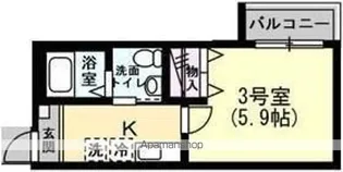 Sー1金沢文庫【3階】の間取り