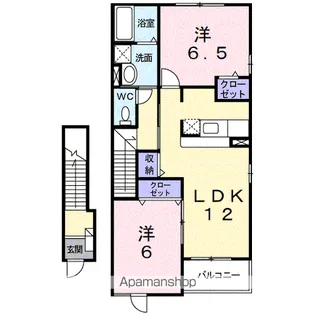 ルネサンス青山 Ⅰ【2階】の間取り
