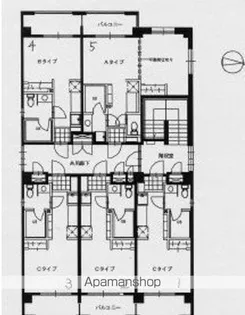 テック盛岡【202号室】の間取り