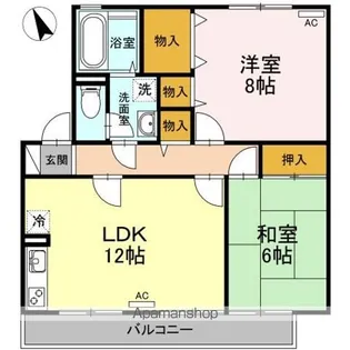 香川県高松市松島町3丁目【アパート】の間取り