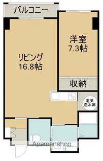 Gウェーブ松風(ジーウェーブマツカゼ)【906号室】の間取り