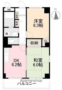 フィネスT【301号室】の間取り