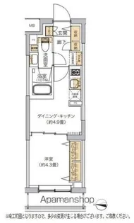 リビオメゾン湯島【3階】の間取り