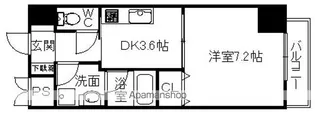 コプリー キタハナダ【301号室】の間取り