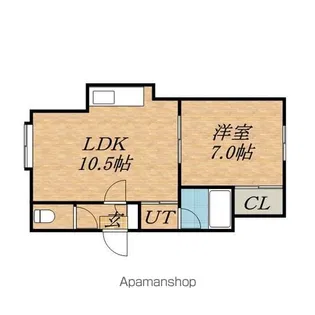パールハイツ光星【1階】の間取り
