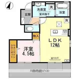 パルティール B棟【1階】の間取り