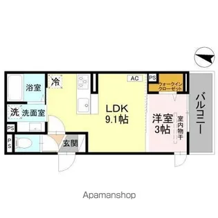 D−Sereno北野【3階】の間取り