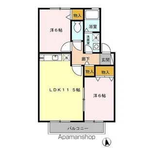 アステイオン【2階】の間取り