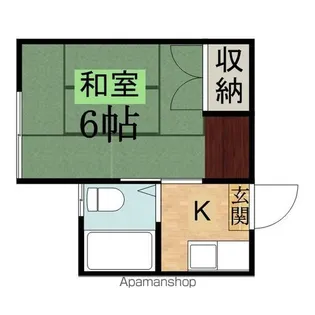 コーポエイト【201号室】の間取り