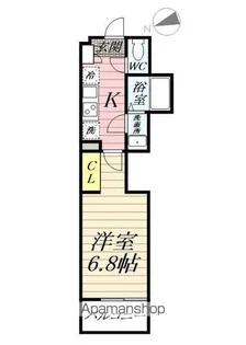MELDIA高座渋谷Ⅳ【3階】の間取り