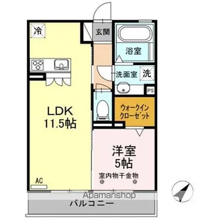 エターナル草薙【3階】の間取り