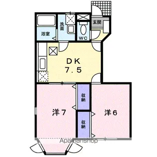エトワール Ⅳ【1階】の間取り