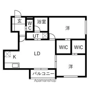 comforce【301号室】の間取り