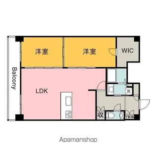 グランアークテラス【8階】の間取り