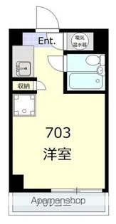 ヴェラハイツ日本橋【7階】の間取り