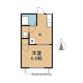 加利里サンハイツ【C103号室】の間取り