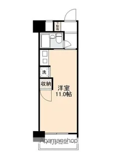 ダイアパレス築地 303【303号室】の間取り