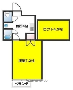 ピースフルⅠ【106号室】の間取り
