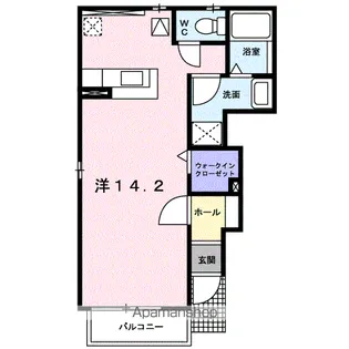 クレメント【1階】の間取り