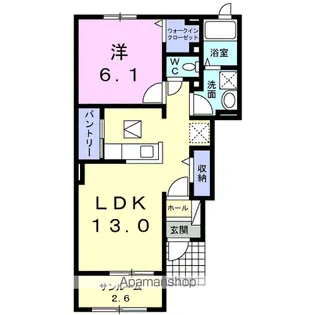 ブエナ ローザ【1階】の間取り