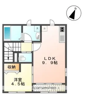 A・TテラスⅡ【2階】の間取り