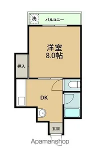 サンプラザ矢野【302号室】の間取り