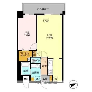 アルメール津田沼【3階】の間取り
