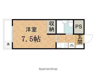 ベラフロール【105号室】の間取り