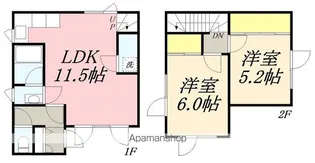 コスモ東浜【105号室】の間取り