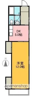 コーポ東久【401号室】の間取り