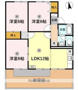 エトワールA・B B【1階】の間取り