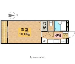 コスモス佐鳴台【303号室】の間取り