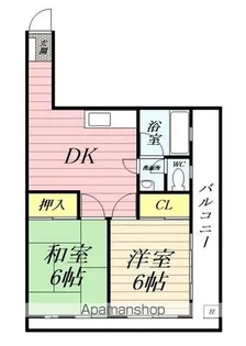 コーポ泉【3階】の間取り