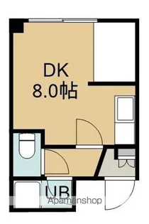 カネオビル柏木(カネオビルカシワギ)【206号室】の間取り