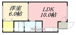 ピュアパレス函館Ⅲ(ピュアパレスハコダテスリー)【505号室】の間取り