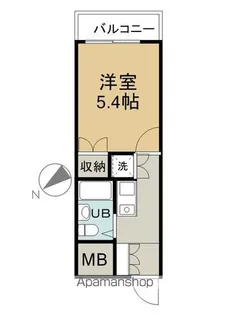 トーカンキャステール己斐本町【205号室】の間取り