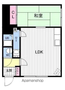 メゾンアルファ【3階】の間取り